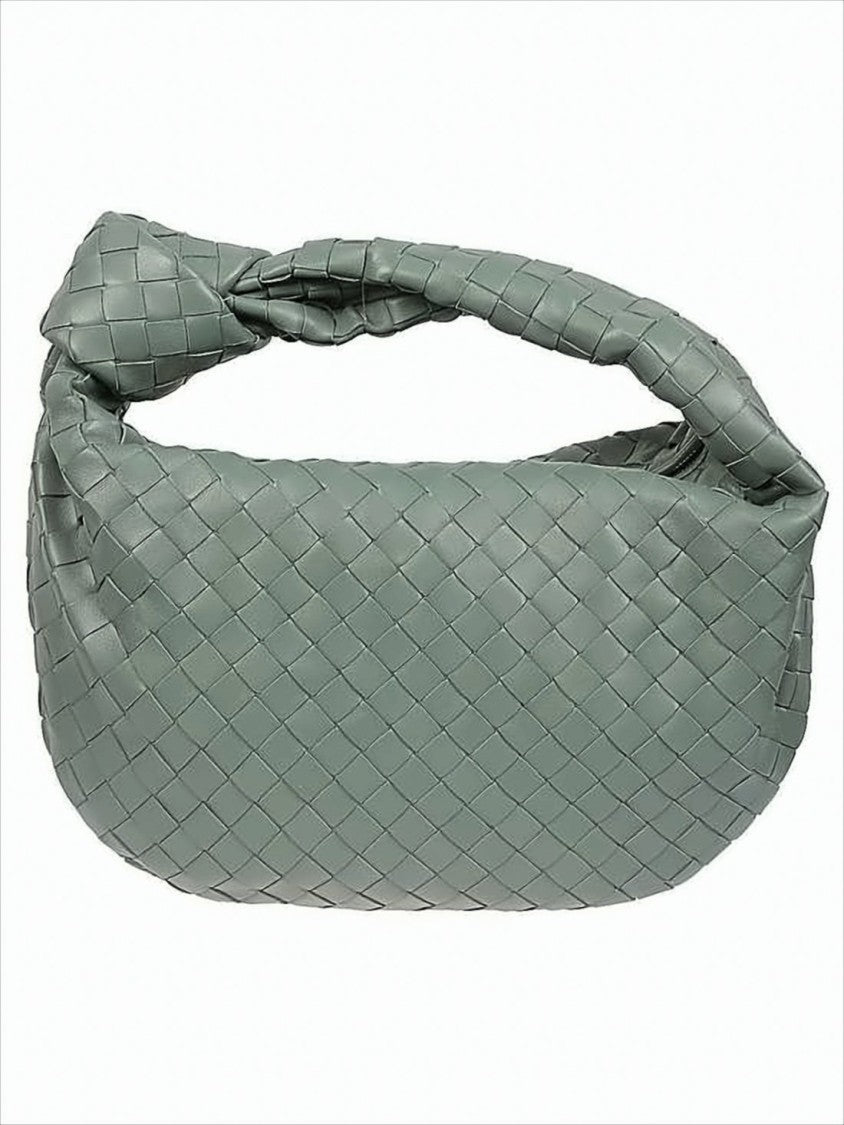 Woven Leather Shoulder Bag