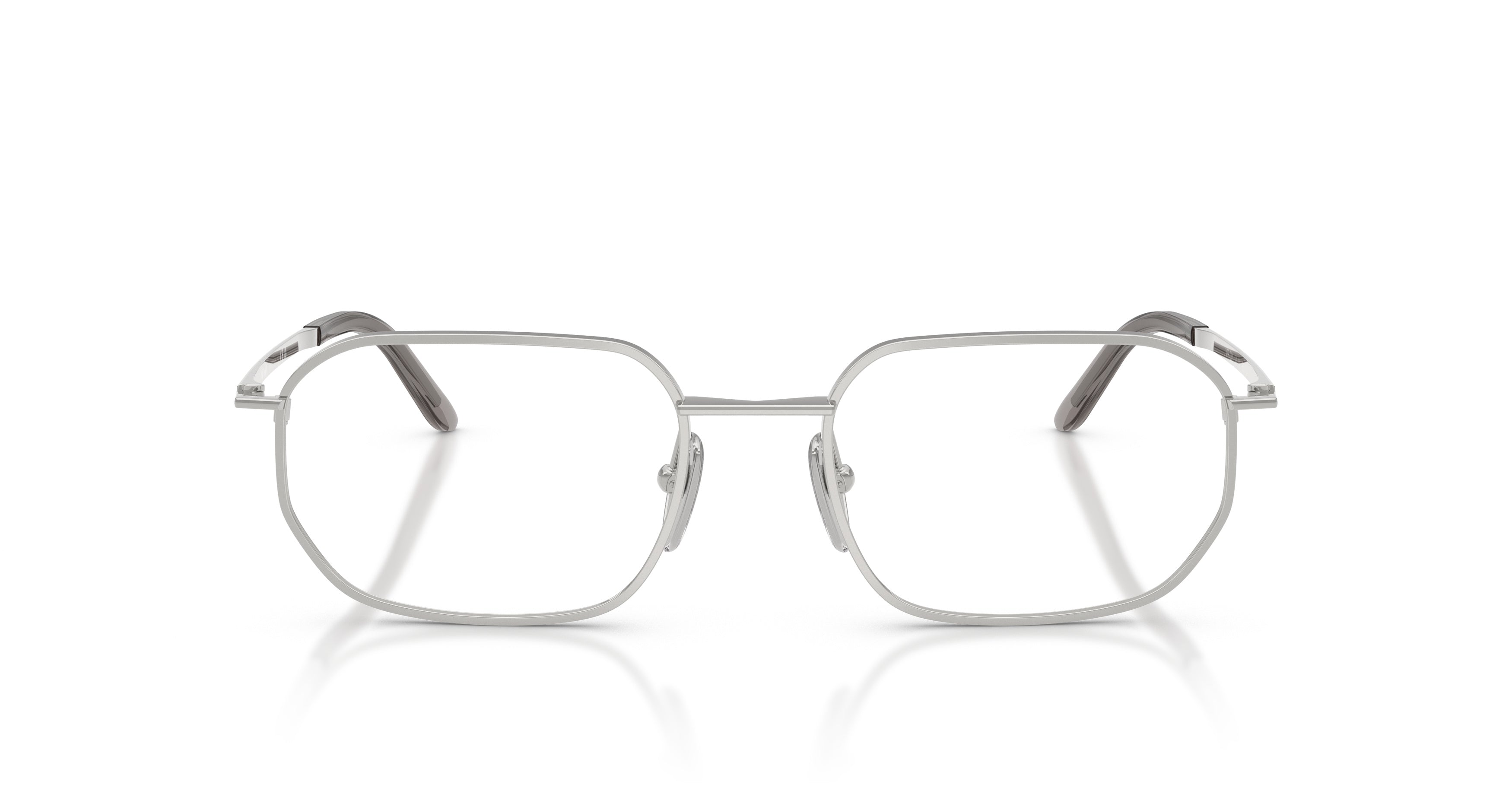 0pr D51v Geometric Metal Frame Eyeglasses