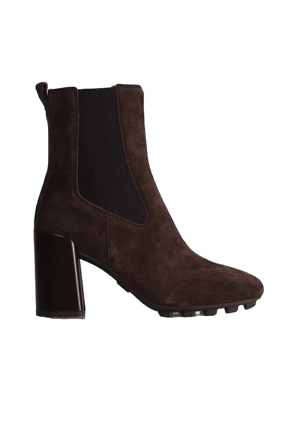 H695 Ankle Boots In Calfskin Suede