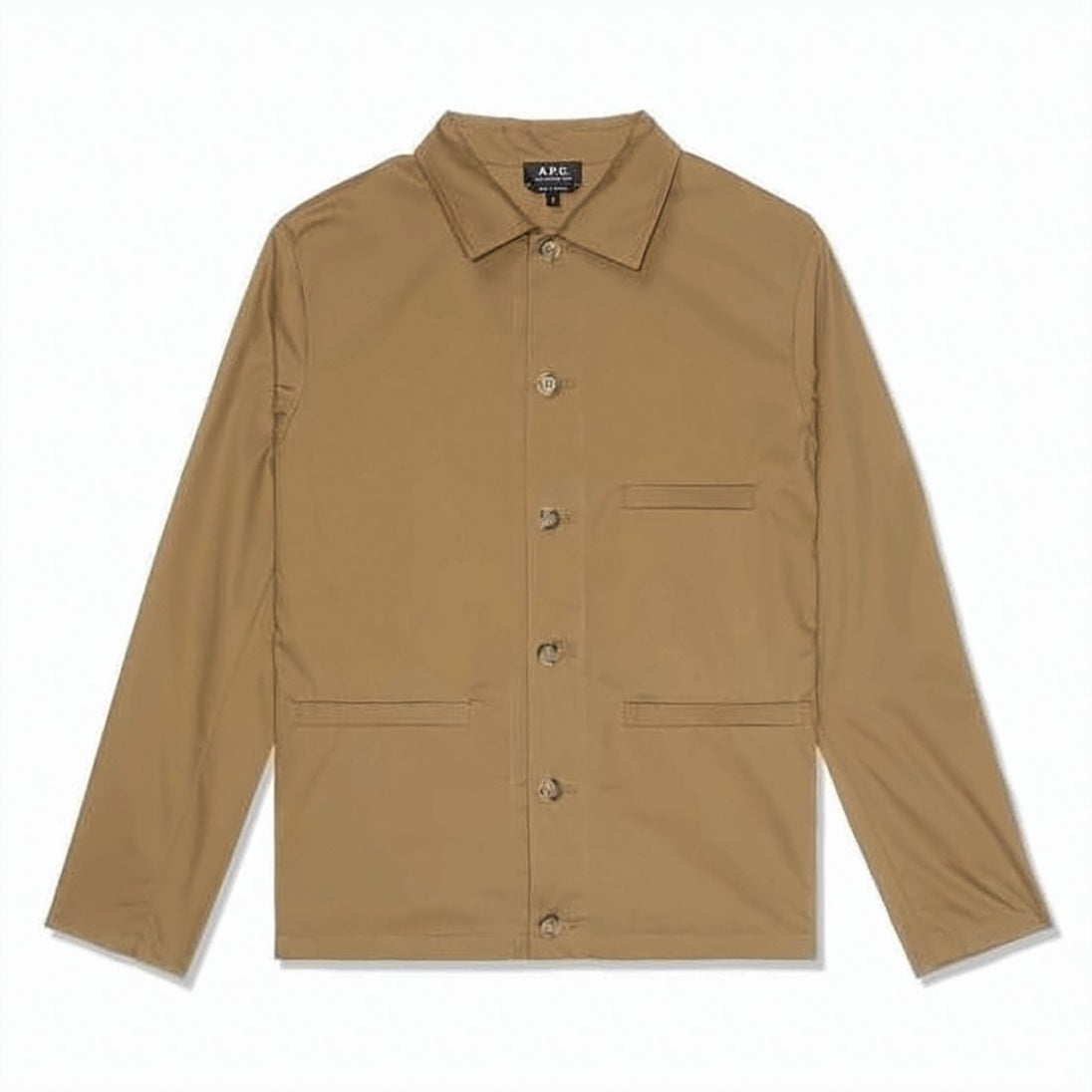 Brown Jacket with Classic Collar