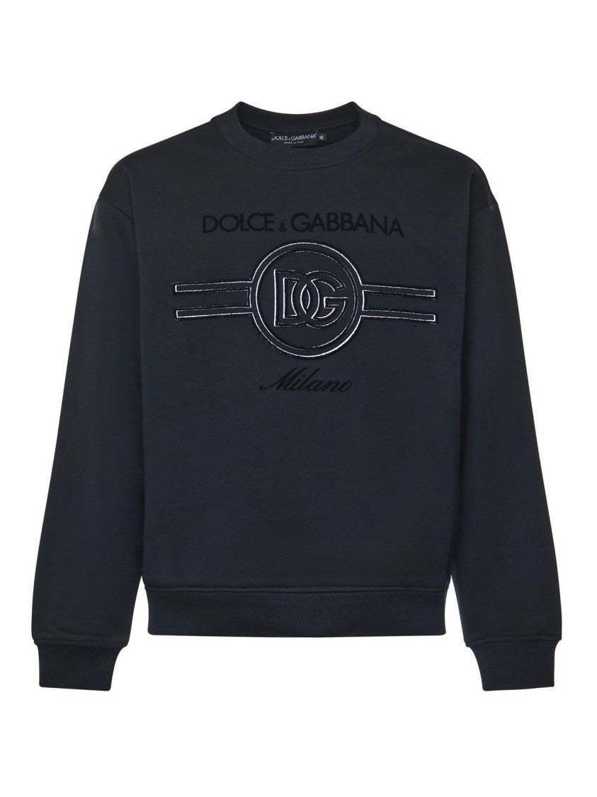 Logo Knit Sweater – Dark Blue