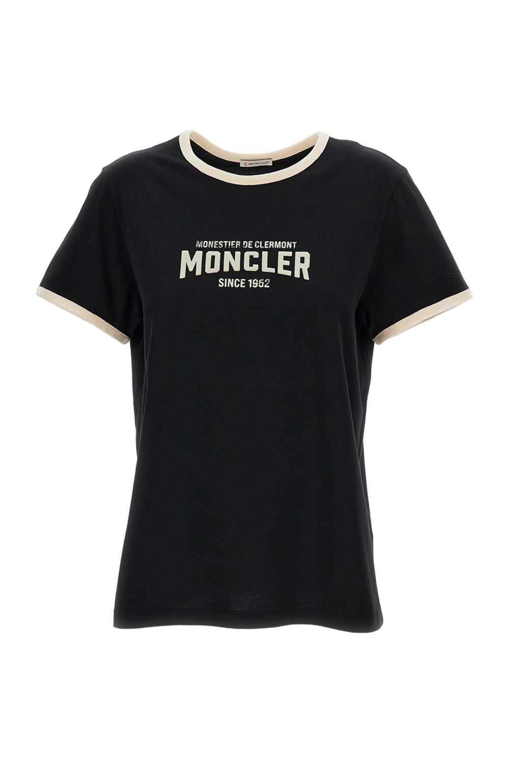 Black Cotton Short-Sleeve T-Shirt