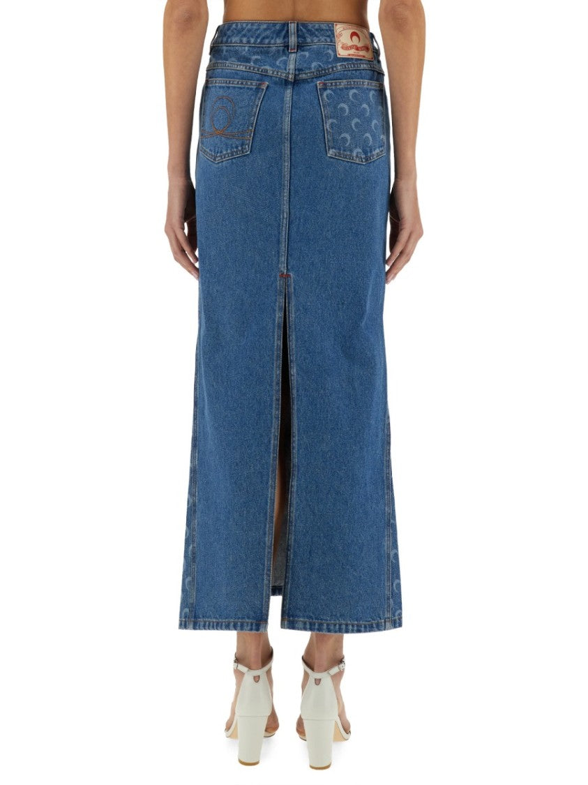 "Moon Laser" Long Skirt