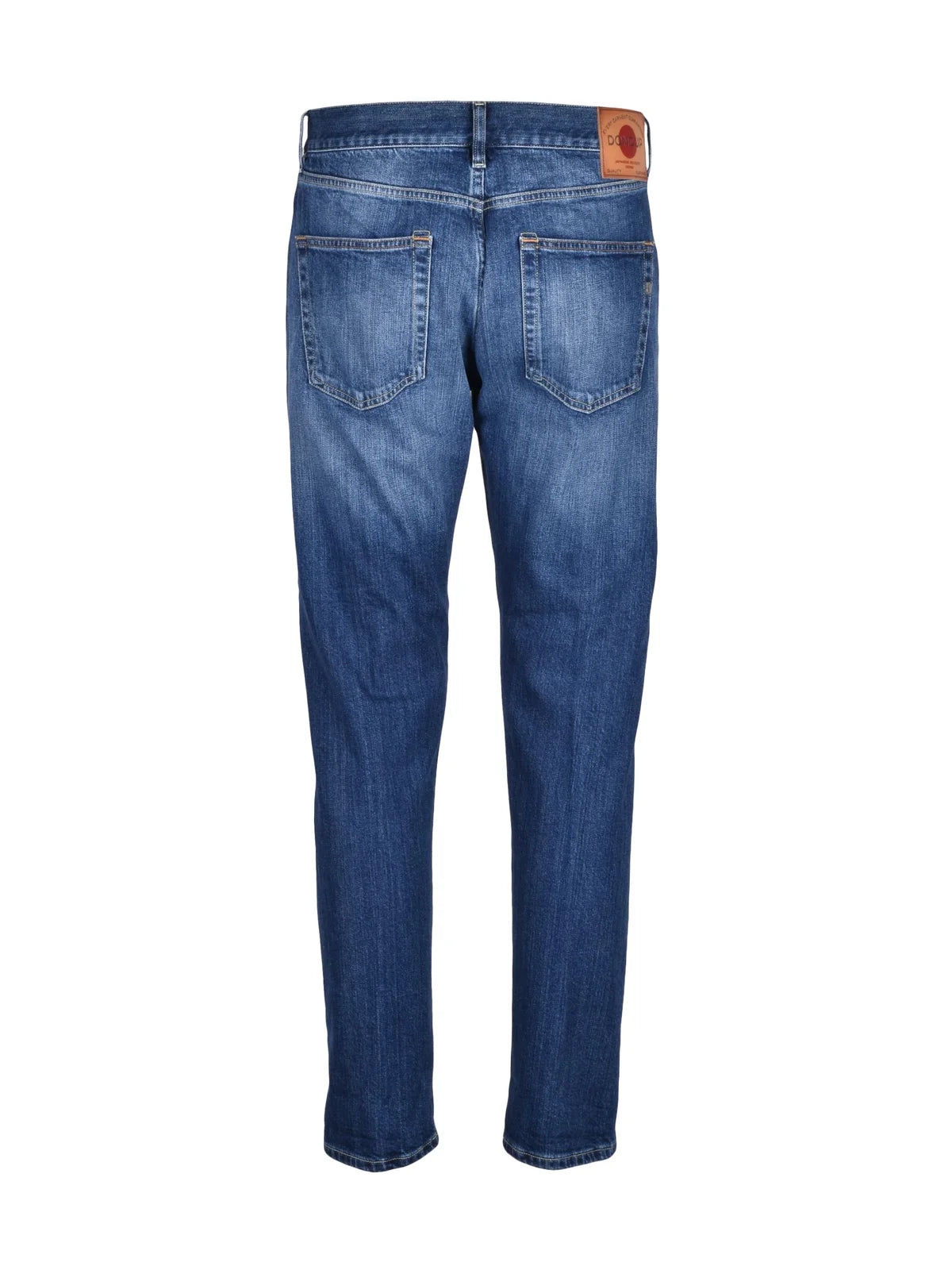 Blue Icon Regular Fit Cotton Polyurethane Jeans
