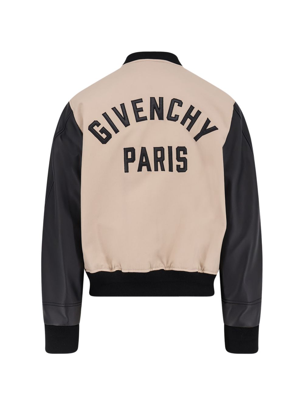 Beige Bomber Jacket