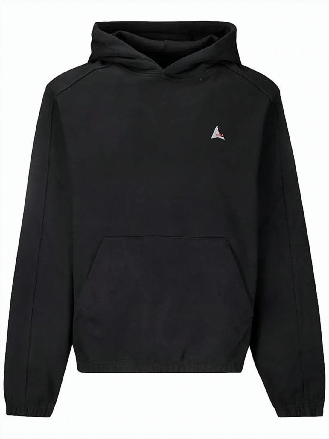 Relaxed-Fit Long-Sleeve Hoodie with Kangaroo Pocket