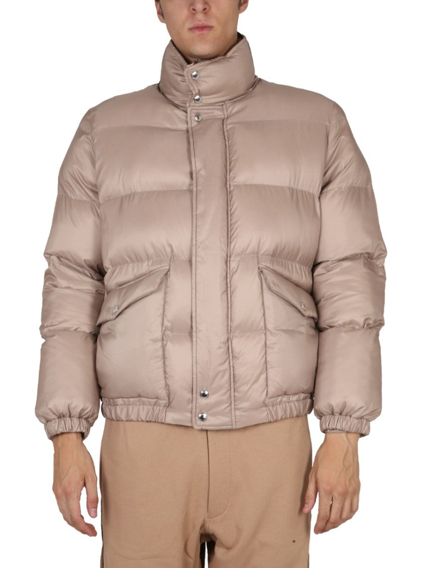 Graffiti Logo Print Down Jacket