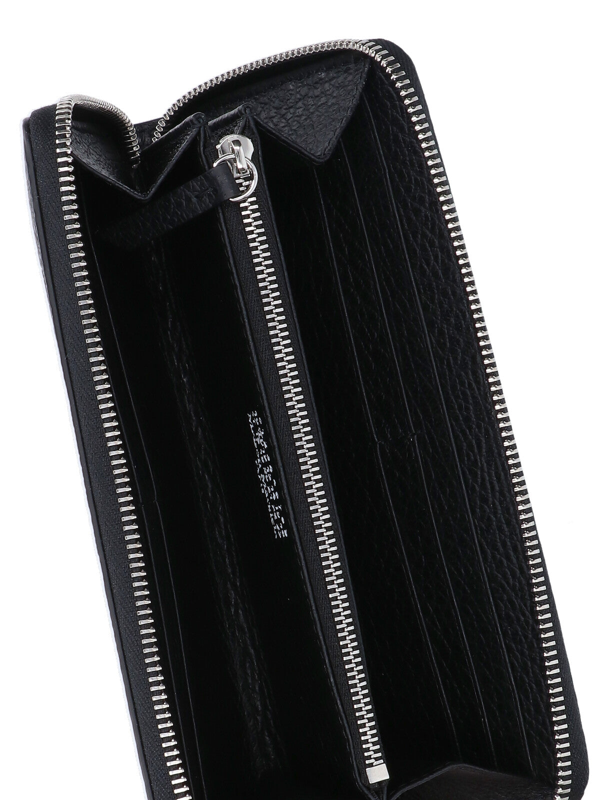 Textured Calf Leather Zip Wallet