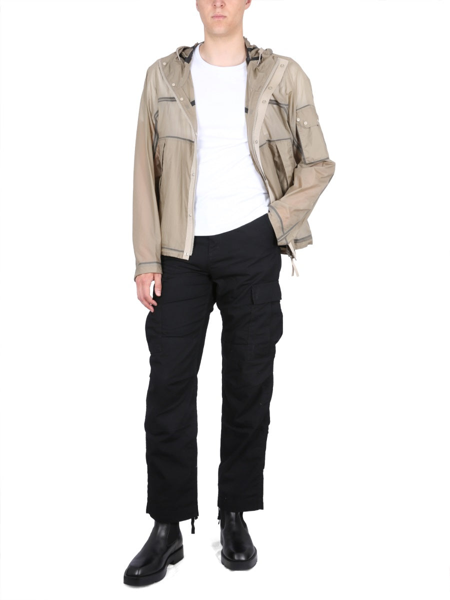 Bonded Anorak Jacket with Adjustable Hood