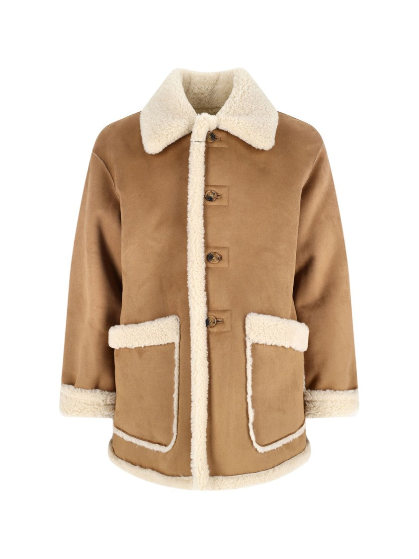 Structured Casual Jacket In Rich Brown Tone