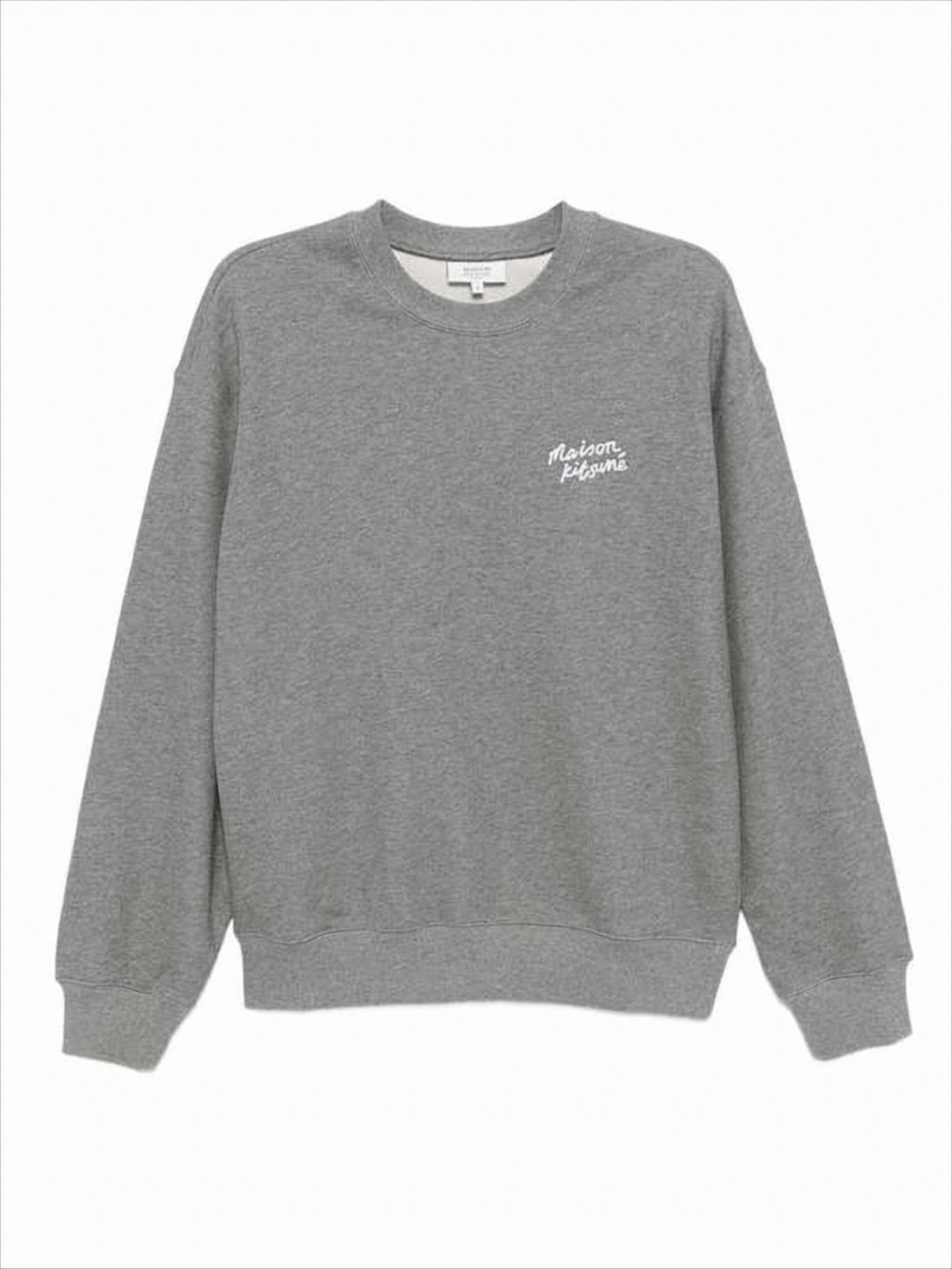 Handwritten Embroidered Cotton Sweatshirt