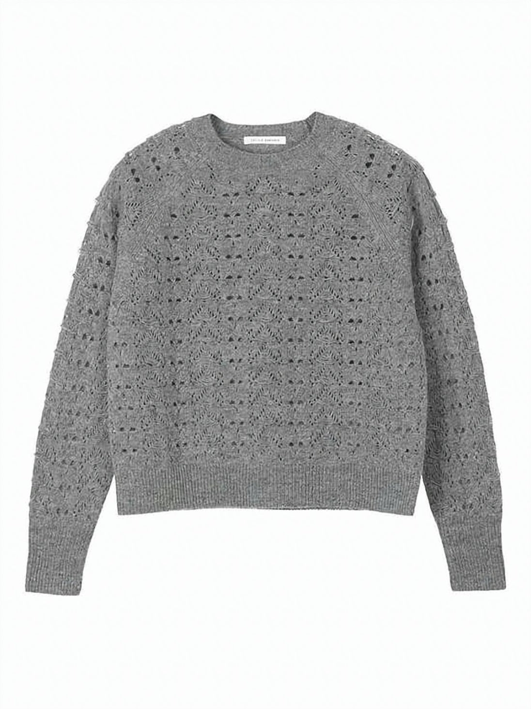 Delicate Openwork Wool Sweater