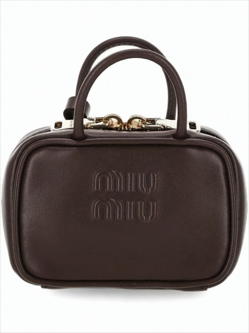 Rectangular Calf Leather Tote Bag