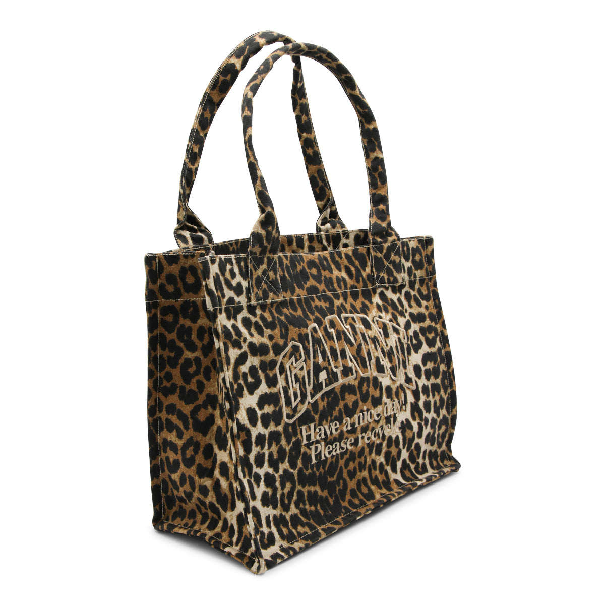 Leopard Cotton Tote