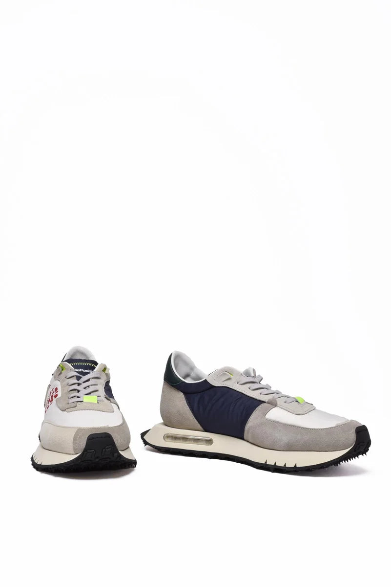 Space Race Sneakers - Grey/Blue