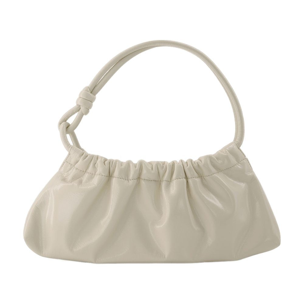 Valerie Bag In Cream Patent Vegan Leather