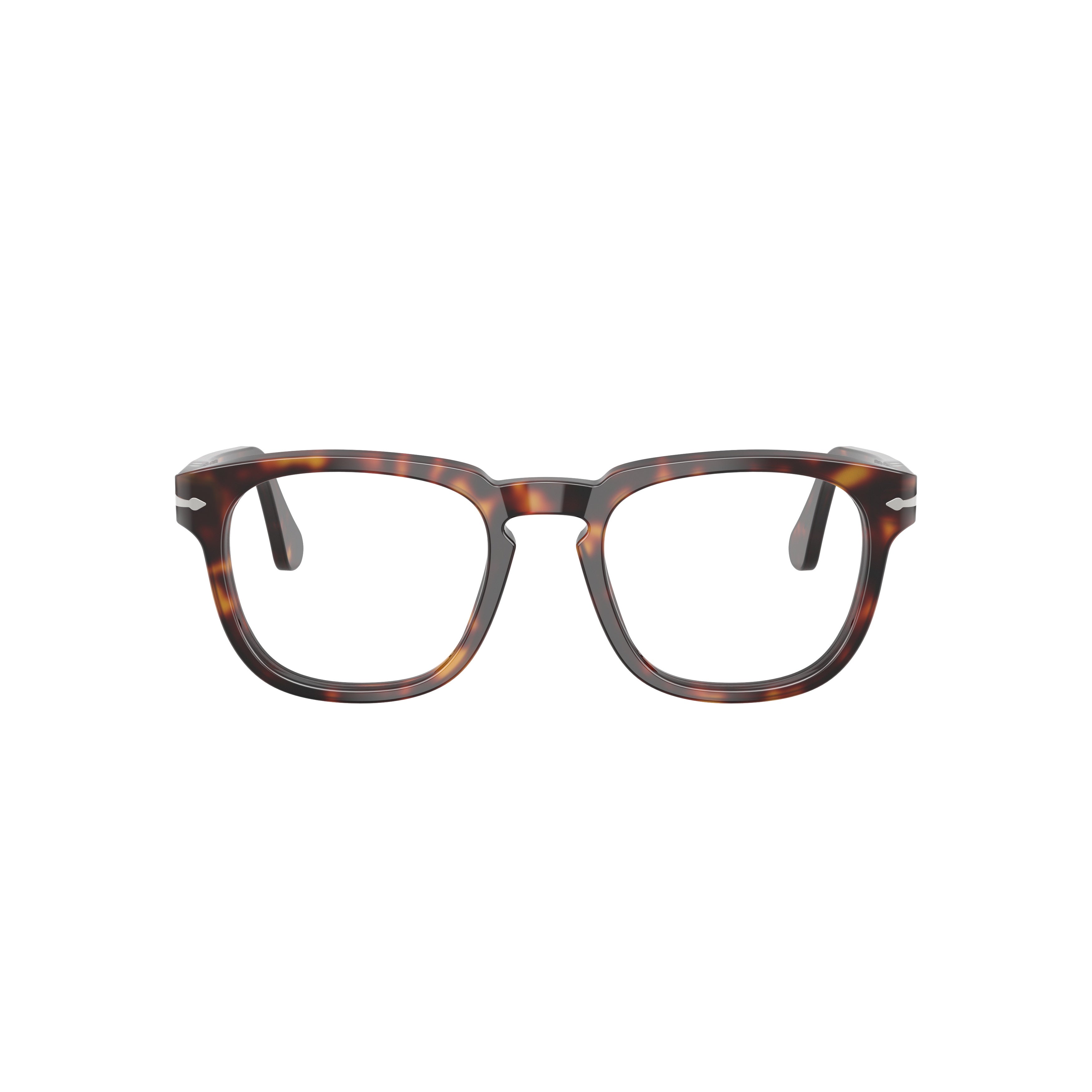 0po3376v Classic Square Acetate Eyeglasses with Tortoiseshell Pattern