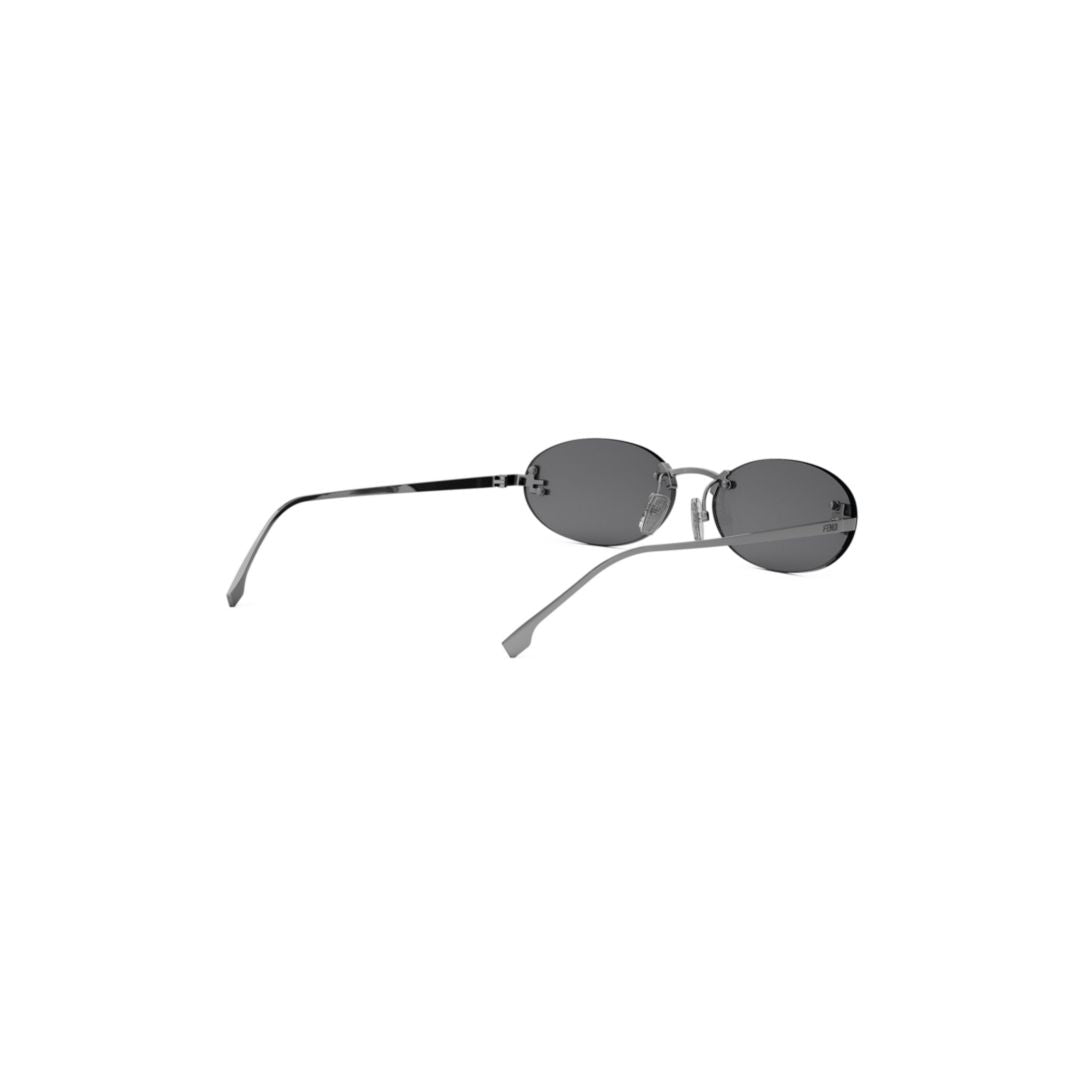 Fe4075us Oval Metal Sunglasses