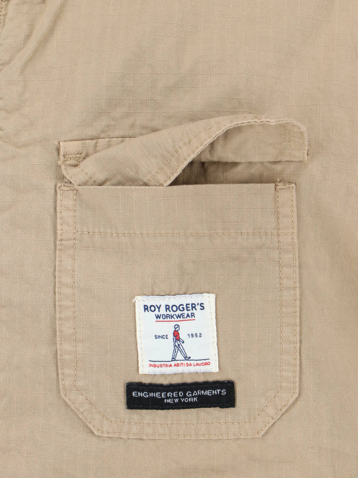 Beige Hooded Cotton Vest Jacket