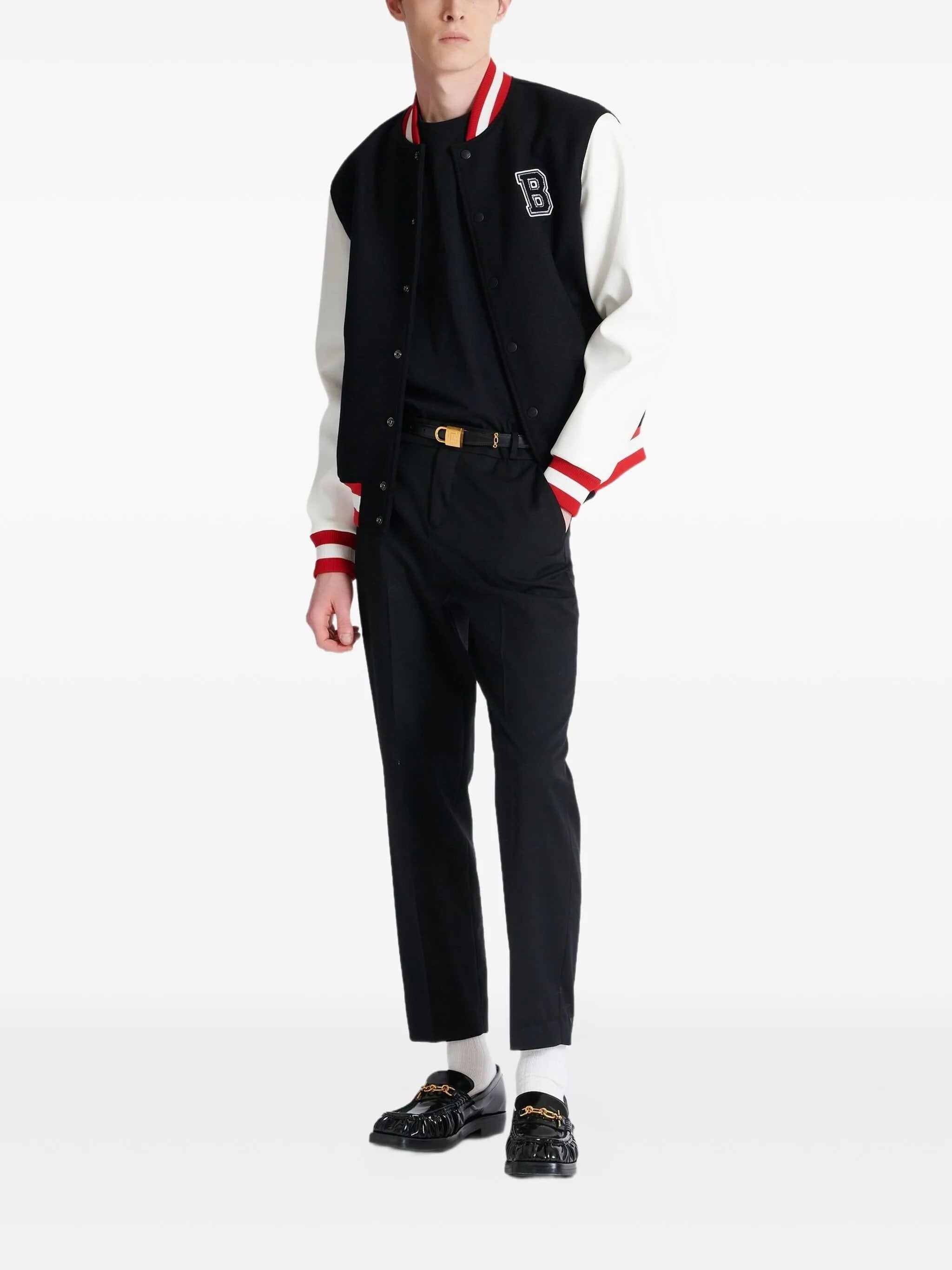 Black Loose Ss Script Logo T-Shirt