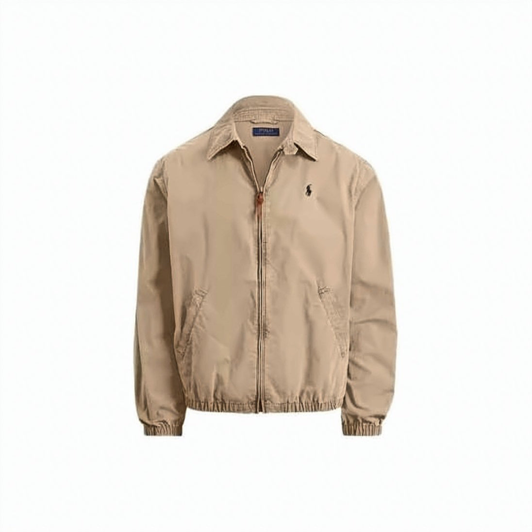 Classic Casual Jacket With Embroidered Logo