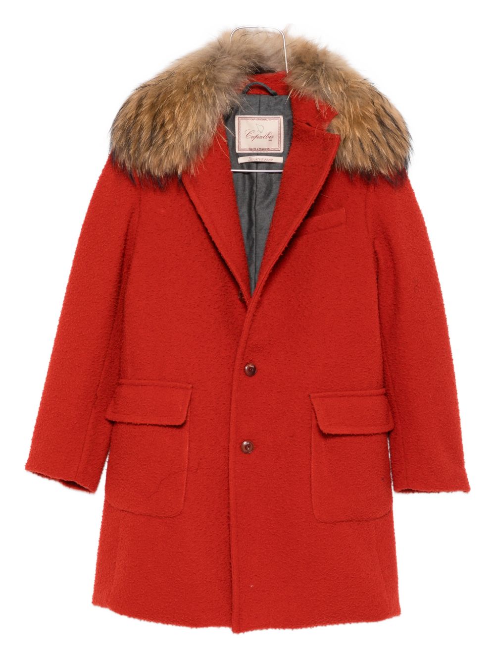 Capalbio Rossa Jacket In Virgin Wool