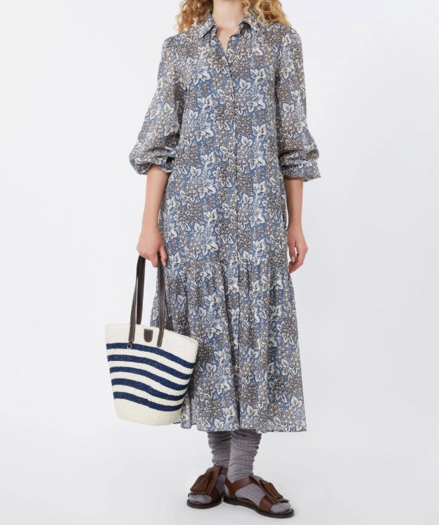 Pure Cotton Voile Puff Sleeve Dress