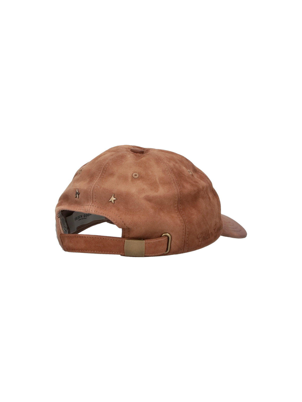 Brown Suede Adjustable Metal Star Hat