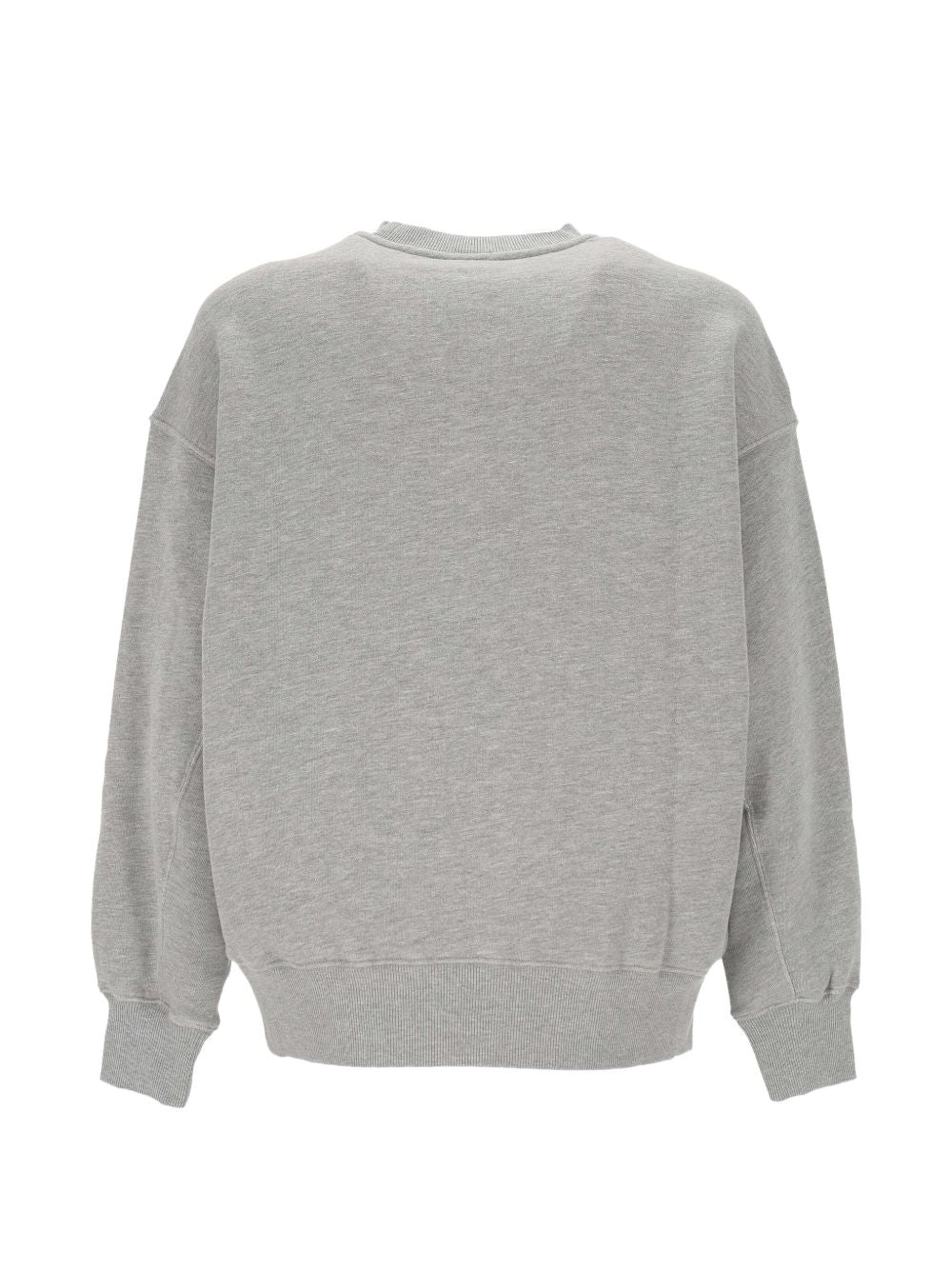 Crew Neck Sweatshirt With Ribbed Details