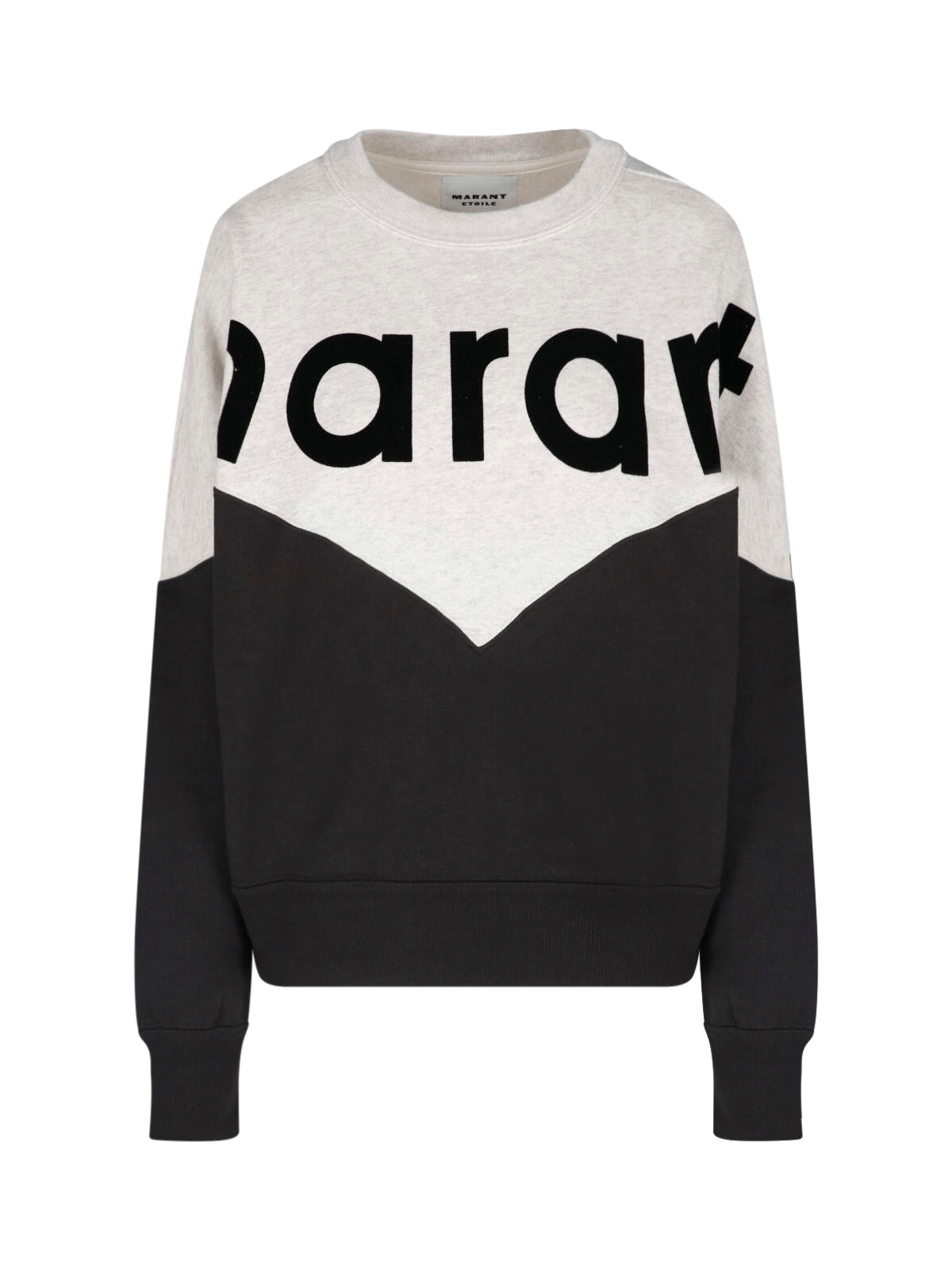 Two-Tone Chevron Pattern Sweater