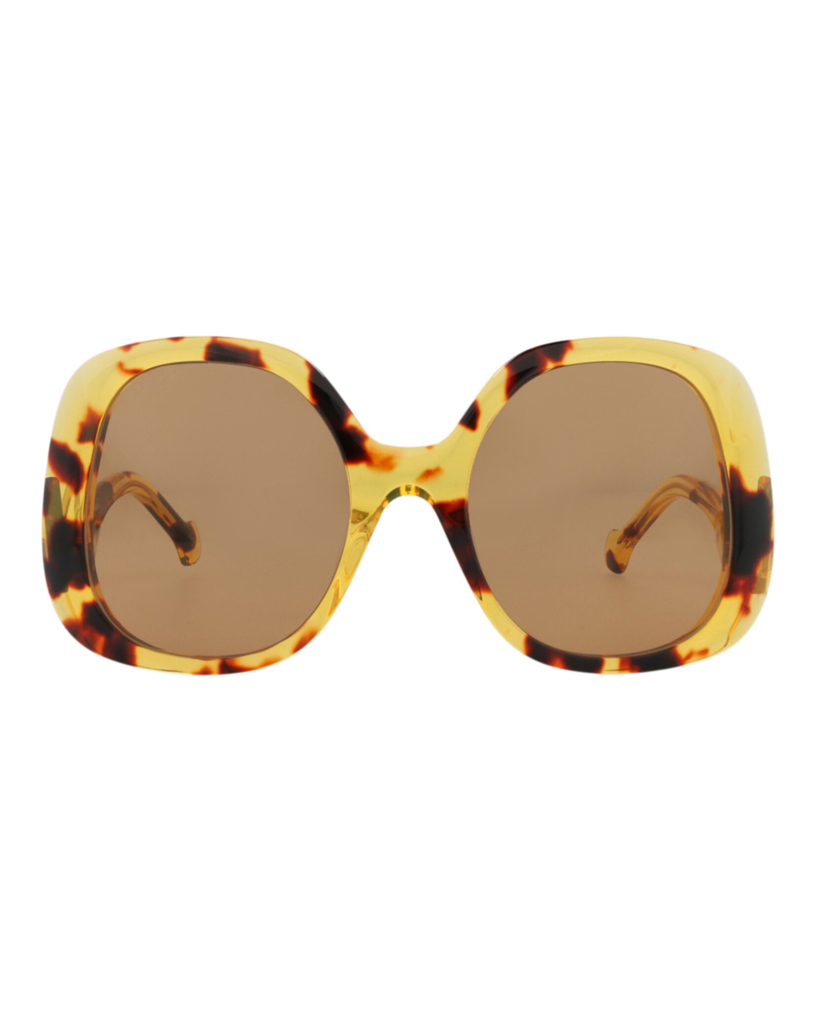 Round-Frame Acetate Sunglasses