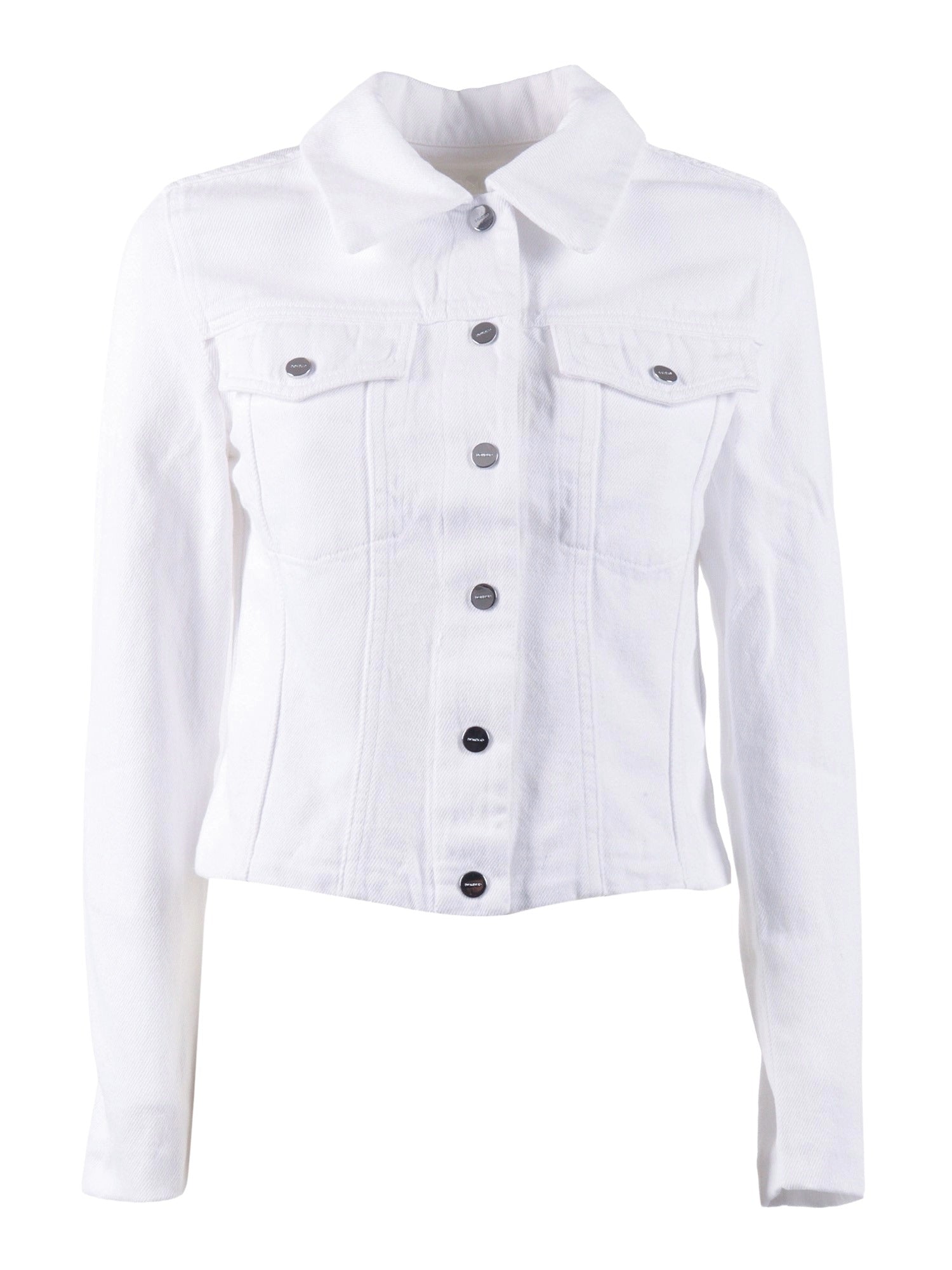 White Cotton Casual Utility Jacket