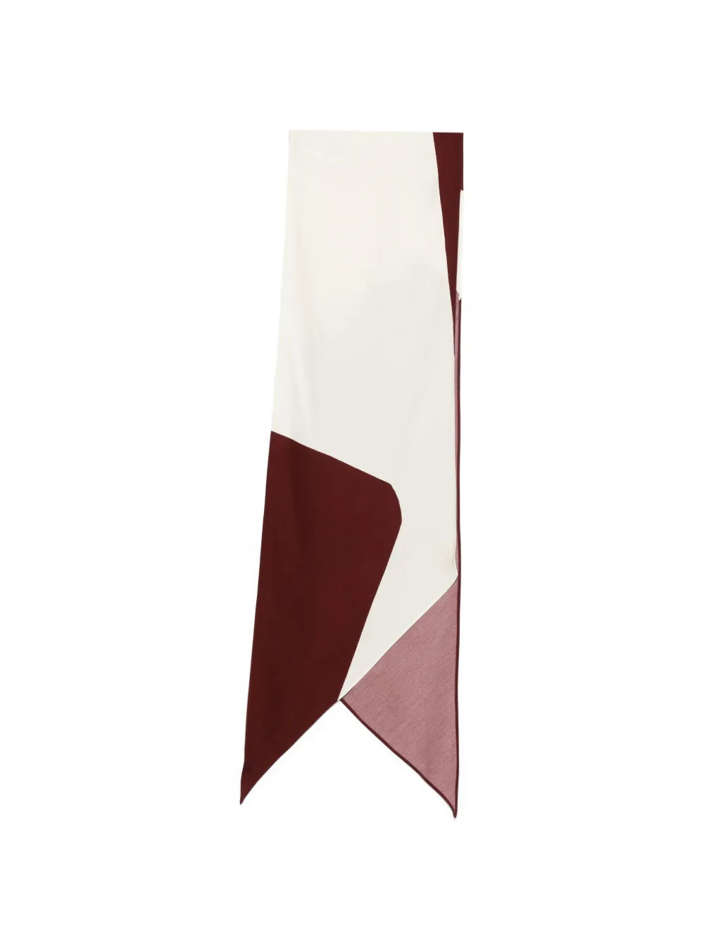Geometric Color-Block Foulard