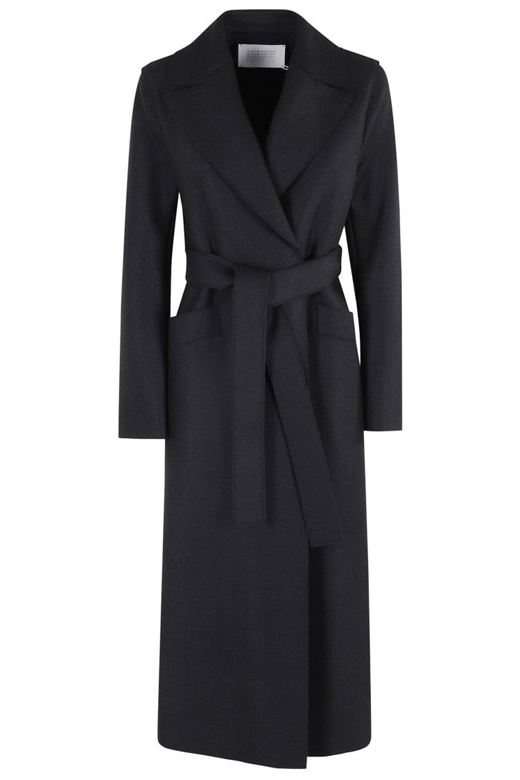 Tailored Dark Blue Maxi Coat