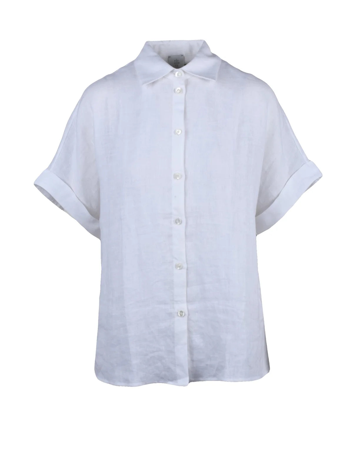 White Women Linen Shirt