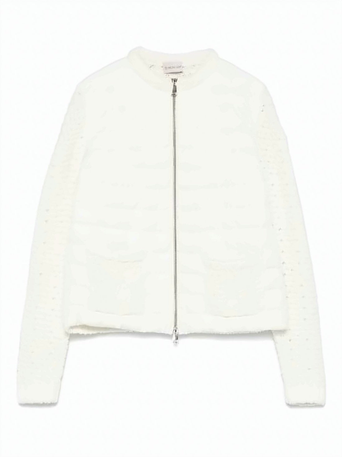 Lightweight Quilted Jacket with Knitted Sleeves