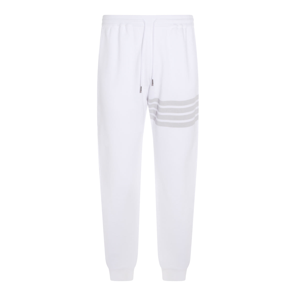Casual Trousers with Subtle Horizontal Stripes