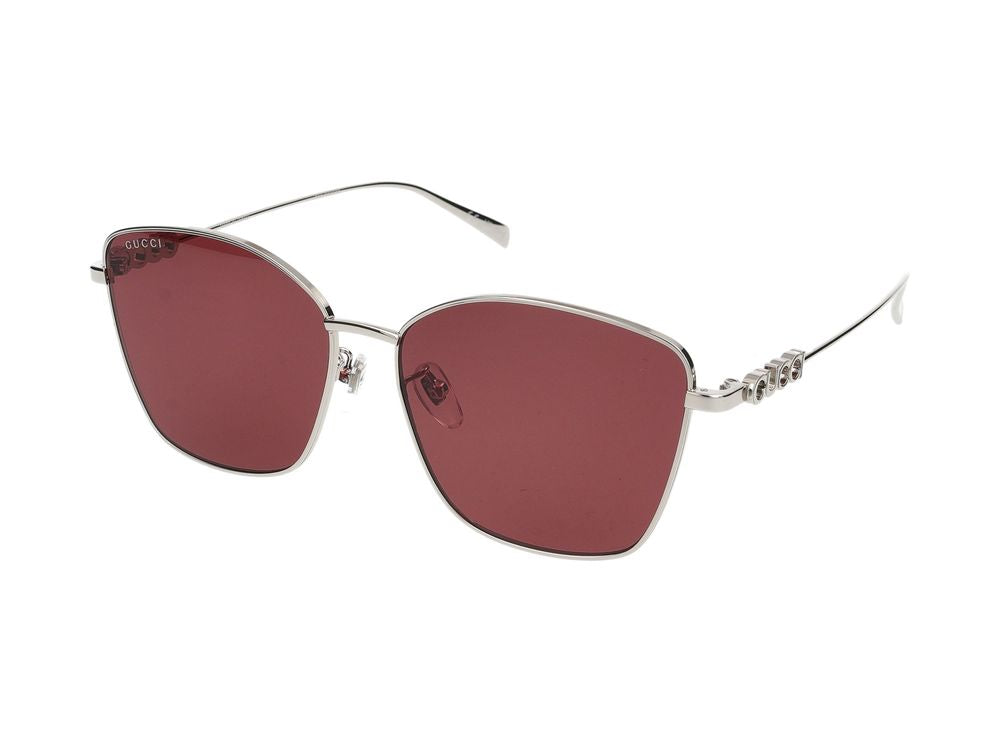 Sunglasses Gucci GG1805SA 004 silver silver red 60/15/145
