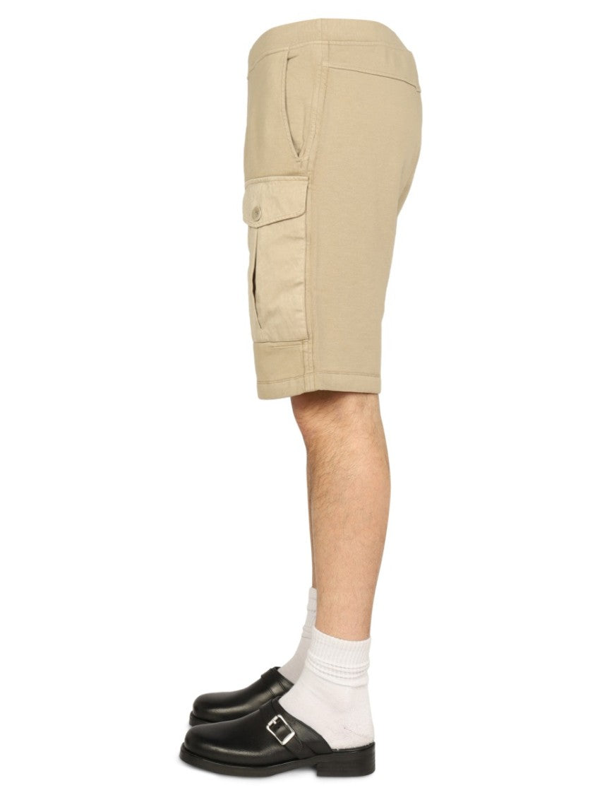 Bermuda Shorts With Elastic Waistband