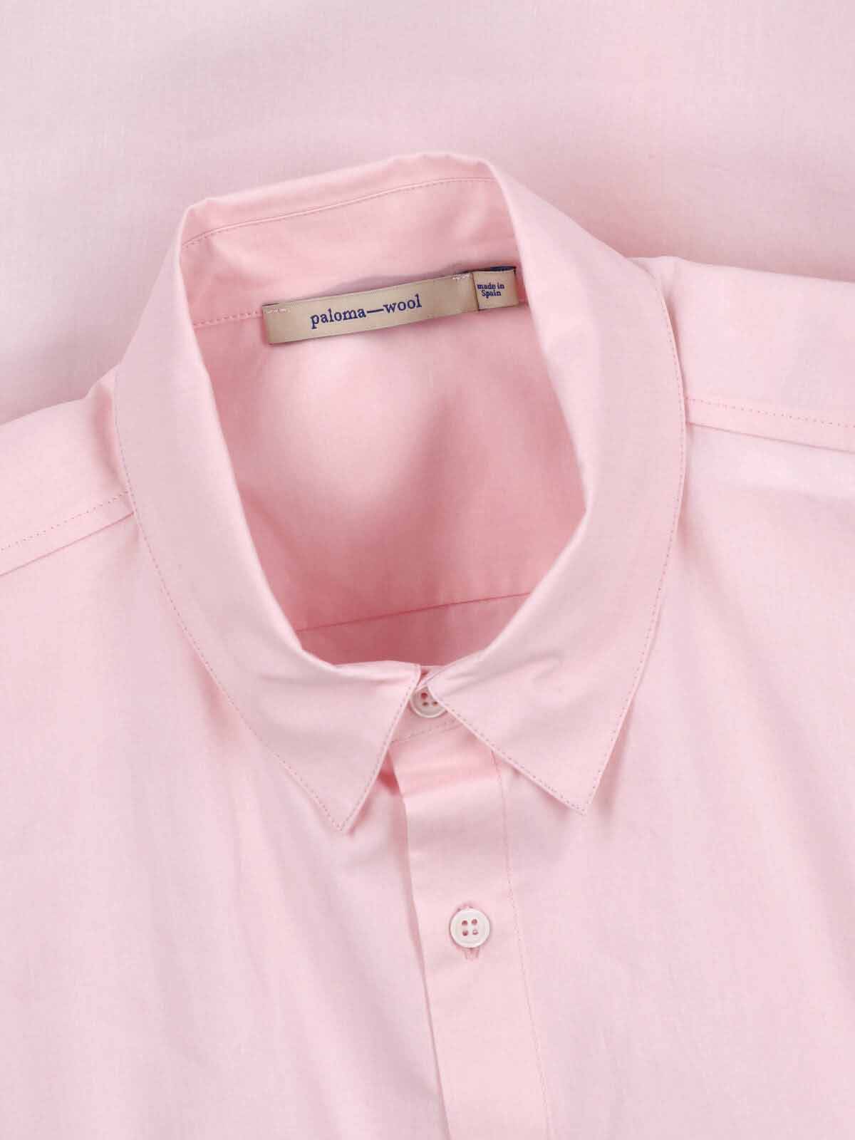 Short-Sleeved Light Pink Shirt