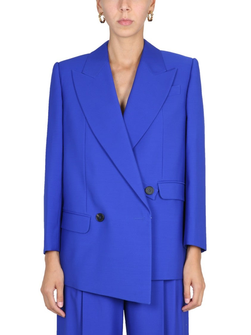 Structured Double-Breasted Jacket