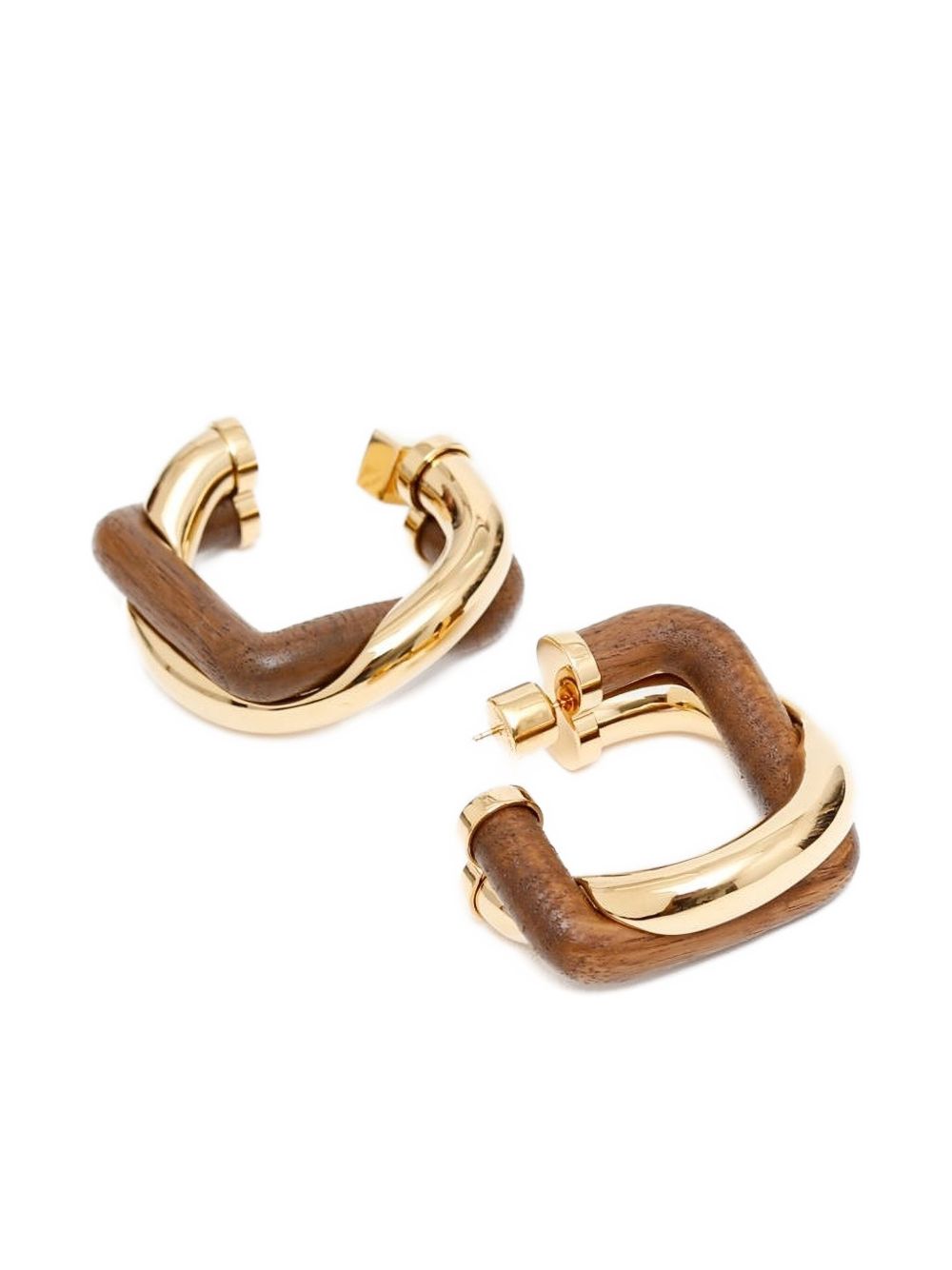 Square Twisted Design Earrings