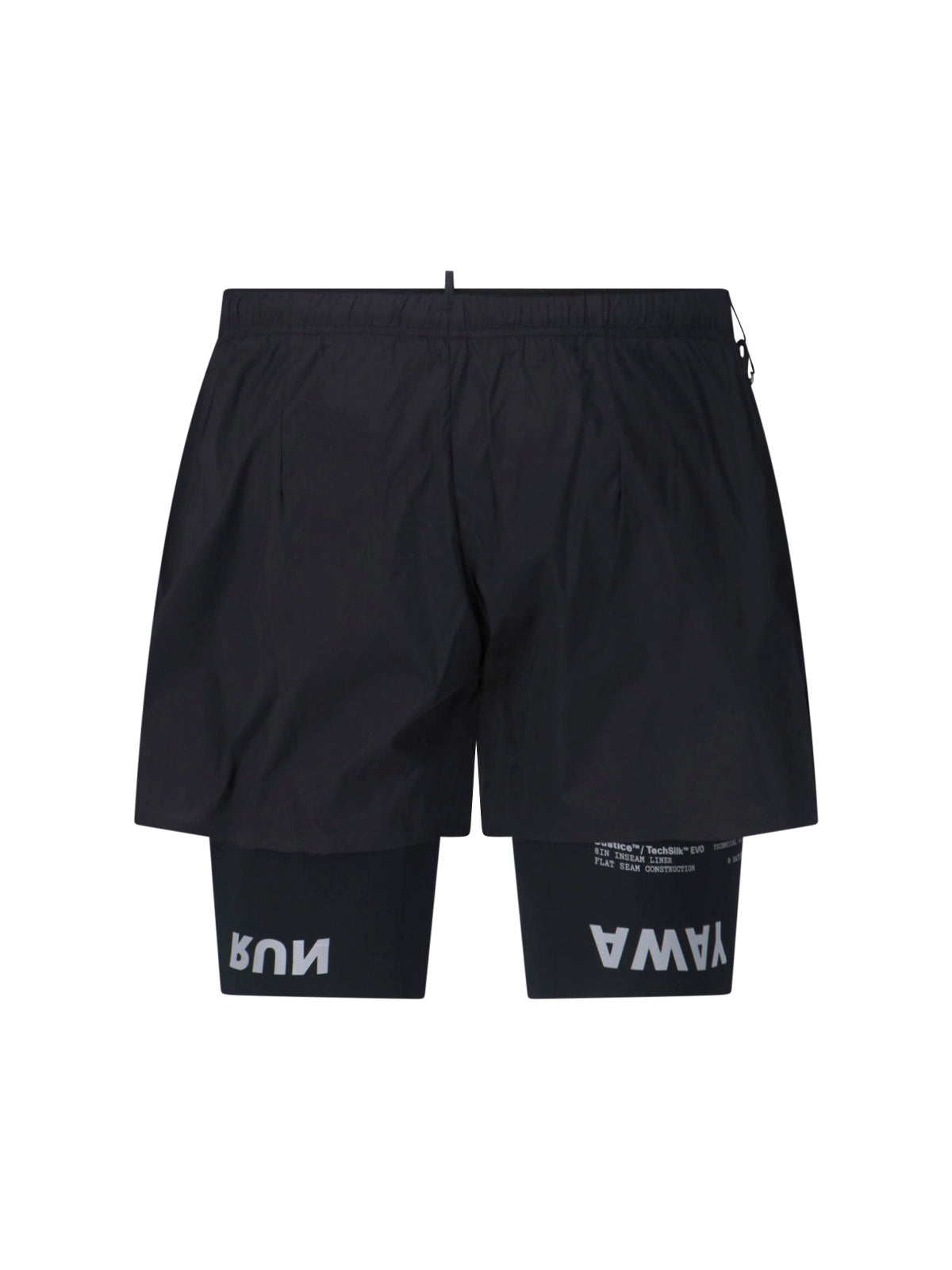 Black TechSilk 8 Performance Shorts