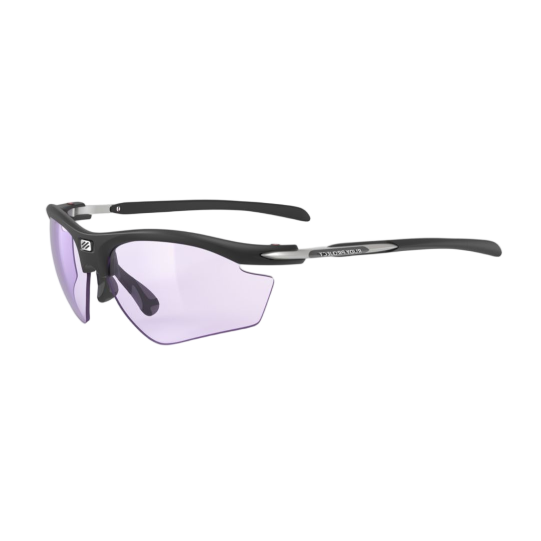 Rydon Golf Black Matte Matte Black Semi-Rimless Sport Sunglasses