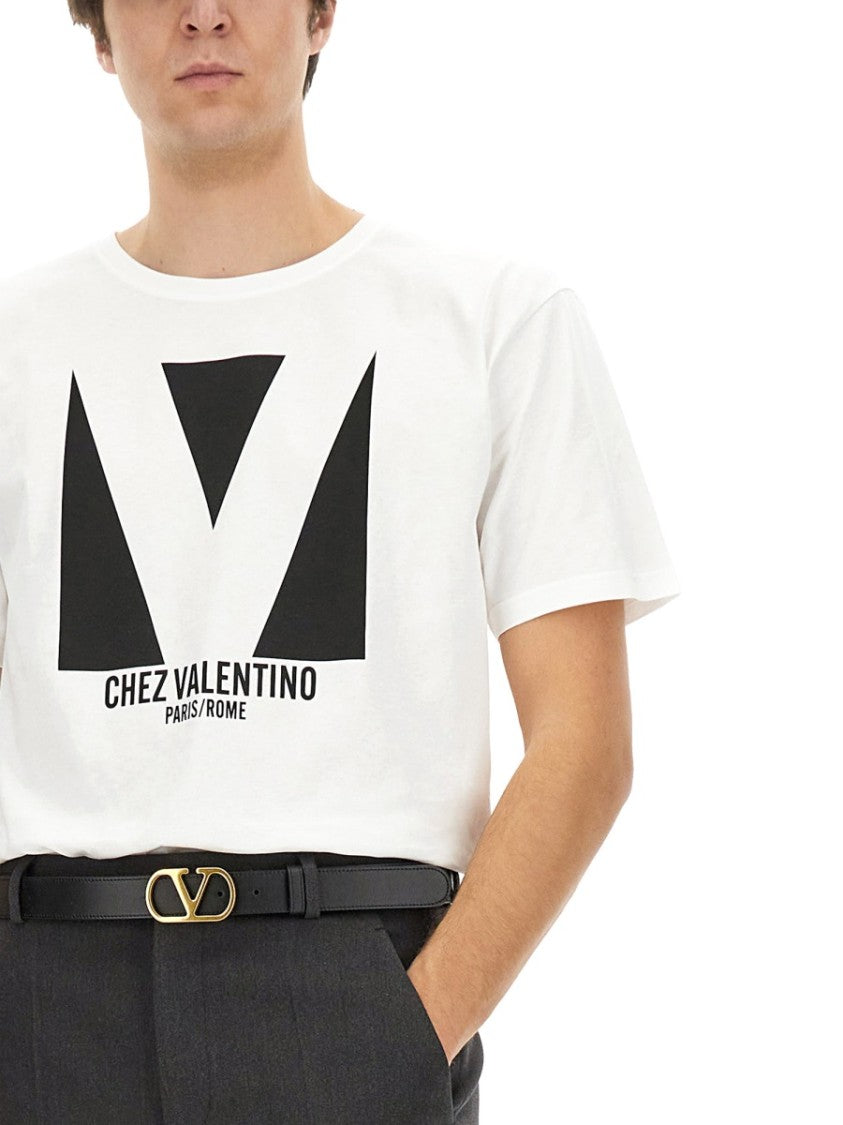 Cotton T-Shirt With Print