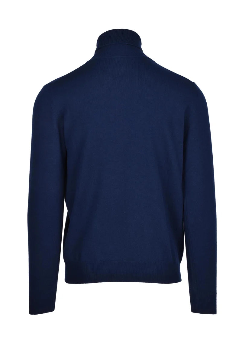 Turtleneck Sweater - Blue