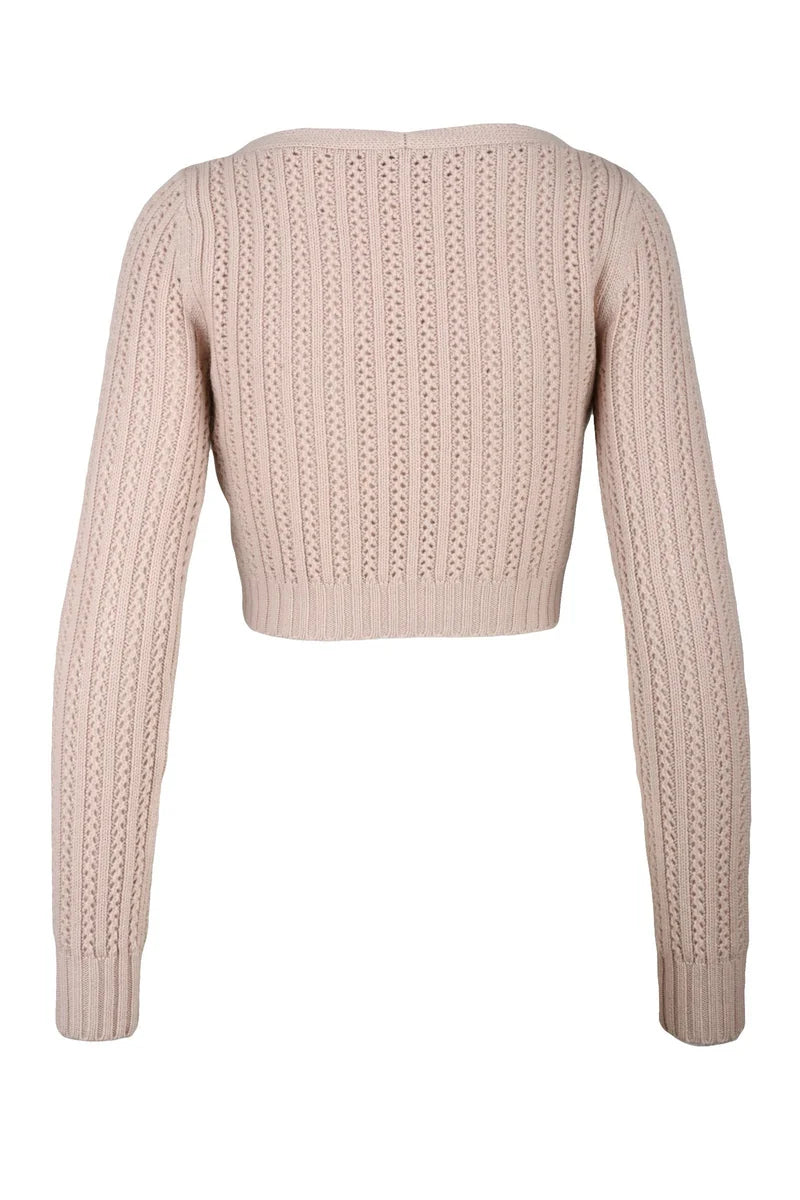 Ifrem Short Sweater - Pink
