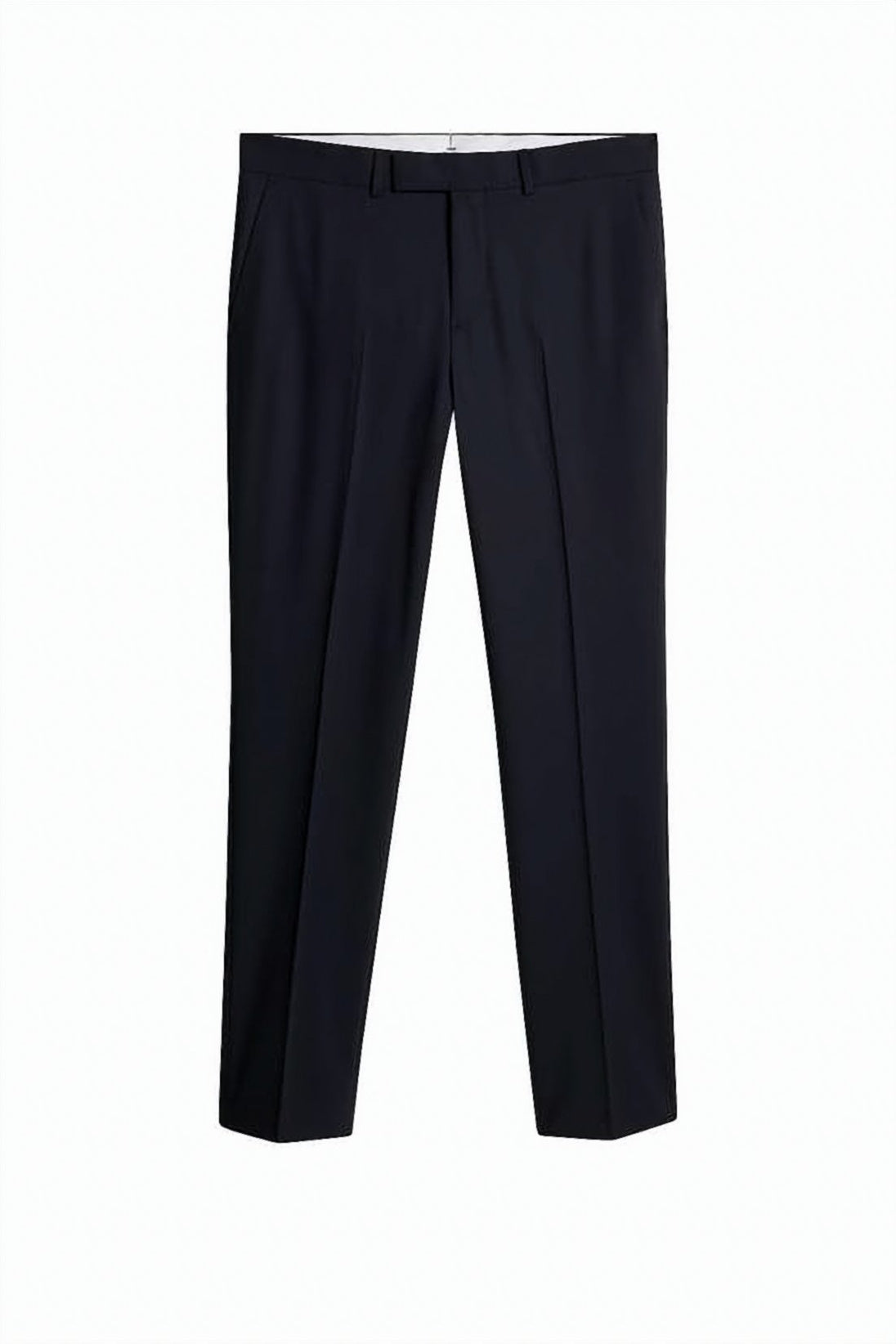 Tailored Black Straight Pants