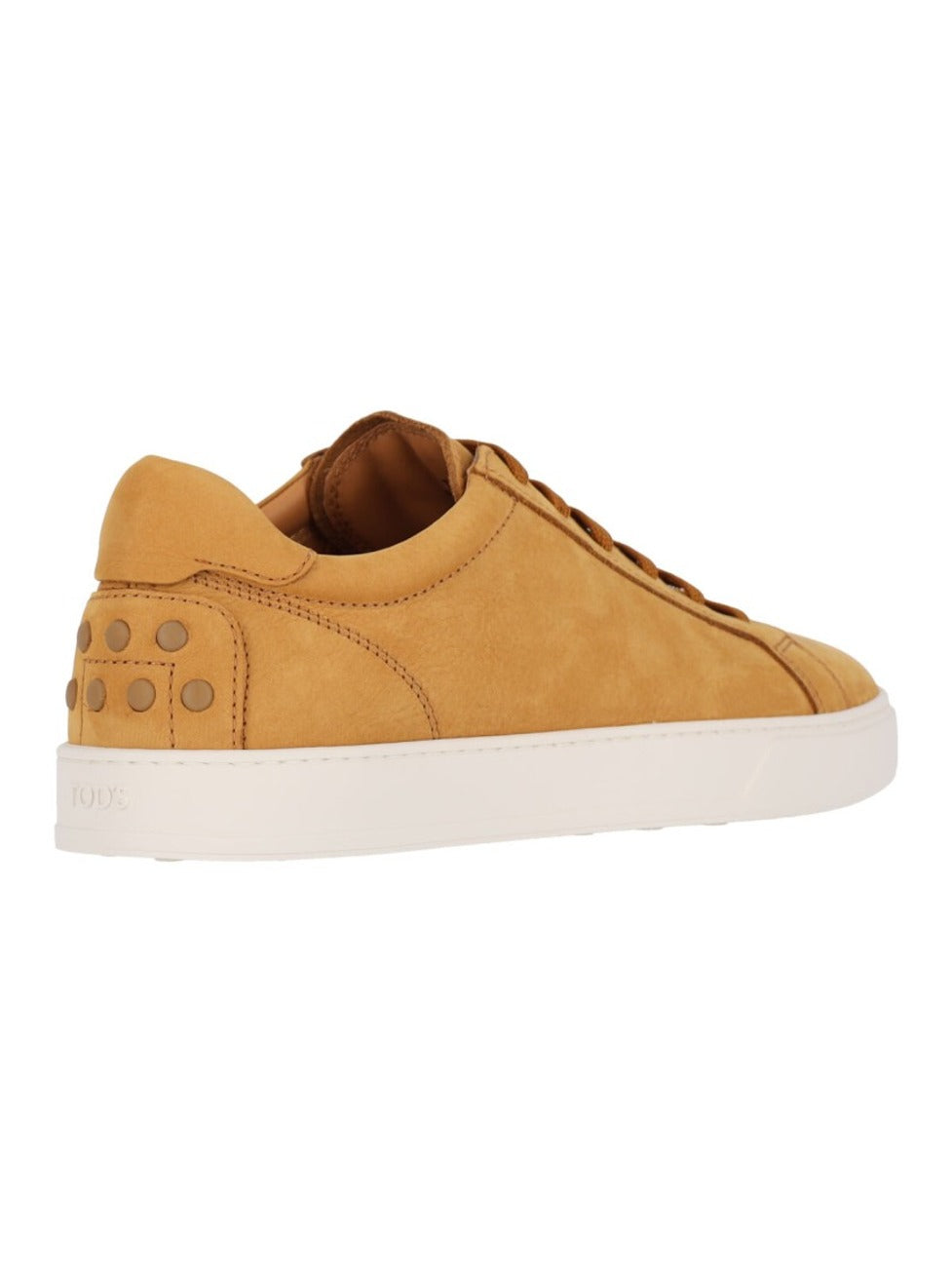 Nubuck Leather Sneakers With Round Toe