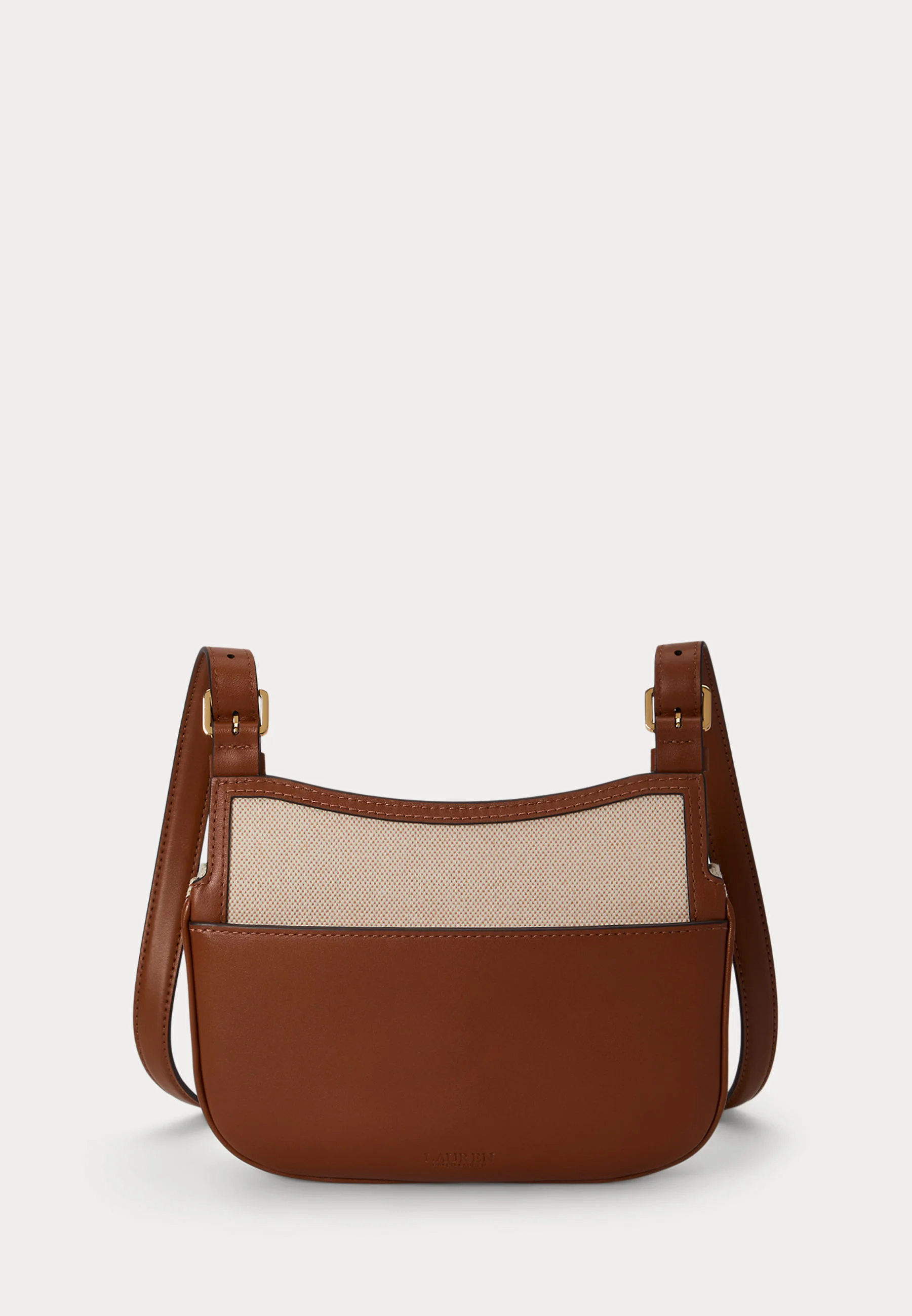 Structured Rectangular Shoulder Bag with Textured Fabric